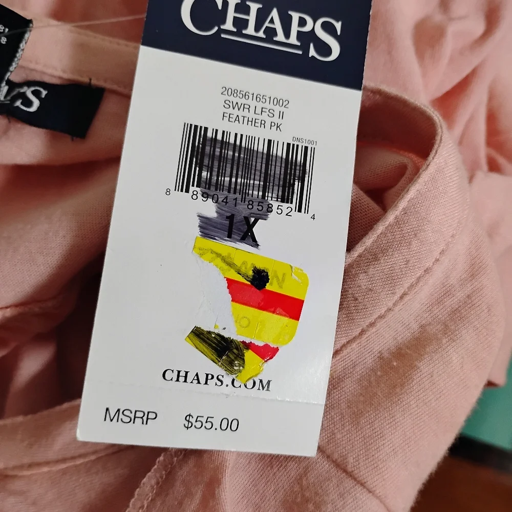 Pink Ruffled Sweater Chaps - Picture 7 of 9